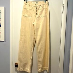 NWOT River Island wide leg 100% cotton jeans